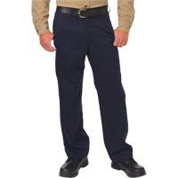 Pantalon de travail de protection contre l'arc &eacute;lectrique, 28, x 36, Bleu marin, 12,4 cal/cm2 SPOC Demo