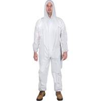 Hooded Coveralls, Medium, White, SMS SPOC Demo