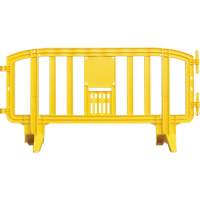 Barricade Movit, Emboîtables, 78" lo x 39" h, Jaune SPOC Demo