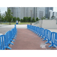 Barricade Minit, Emboîtables, 49" lo x 39" h, Vert SPOC Demo