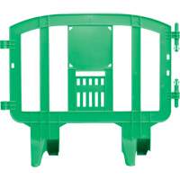 Barricade Minit, Emboîtables, 49" lo x 39" h, Vert SPOC Demo