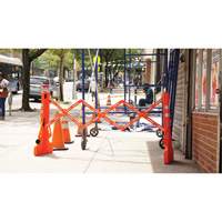 Barricade Multi-Gate, 43" h x 90" lo, Orange SPOC Demo