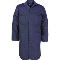 Lab Coat, Poly-Cotton, 32, Navy Blue SPOC Demo