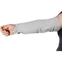 Welder's Heat Resistant Sleeves, 24" L, Pearl Grey SPOC Demo