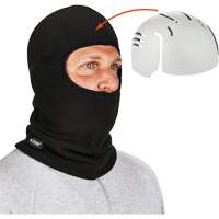 N-Ferno&reg; Zippered Balaclava Face Mask with Bump Cap Insert, Fleece/Polyester, Black SPOC Demo