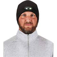 N-Ferno&reg; Skull Cap Beanie Hat with LED Lights, One Size, Orange SPOC Demo