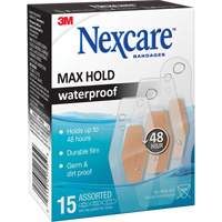 Nexcare Max-Hold Waterproof Bandages, Assorted, Plastic, Sterile SPOC Demo