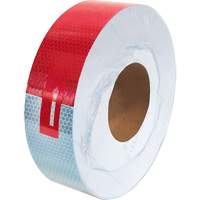 Conspicuity Tape, 2" W x 150' L, Red & White SPOC Demo
