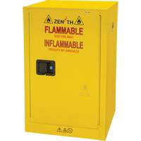 Flammable Storage Cabinet, 12 gal., 1 Door, 23" W x 35" H x 18" D SPOC Demo