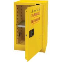 Flammable Storage Cabinet, 12 gal., 1 Door, 23" W x 35" H x 18" D SPOC Demo