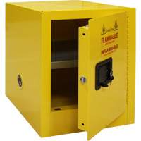 Flammable Storage Cabinet, 4 gal., 1 Door, 17" W x 22" H x 18" D SPOC Demo