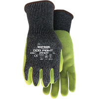 Gants r&eacute;sistant &agrave; la coupe Stealth Dog Fight, Taille Moyen, Rev&ecirc;tement Nitrile, Enveloppe en Fibre de verre/PEHP/Nylon/Acier inoxydable, ASTM ANSI niveau A5 SPOC Demo