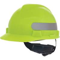 V-Gard&reg; Slotted Hard Hat, Meets CSA Type 1, Ratchet Suspension, Non-Vented SPOC Demo