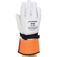 96-003 High Voltage Leather Protector Gloves, Size 8, 12" L SPOC Demo