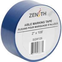 Aisle Marking Tape, 2" x 108', PVC, Blue SPOC Demo
