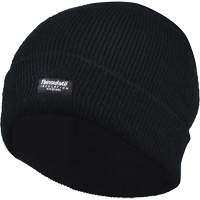 Lined Cuff Tuque, Thinsulate Lining, One Size, Black SPOC Demo