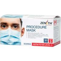 Disposable Procedure Face Masks, ASTM F2100 Level 3, Class 1 SPOC Demo