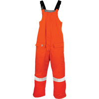 Westex UltraSoft&reg; AllOut Quilt Lined Winter Bib Overall, Small, High Visibility Orange SPOC Demo
