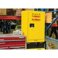Flammable Aerosol Storage Cabinet, 12 gal., 1 Door, 23" W x 35" H x 18" D SPOC Demo
