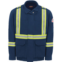 Blouson aviateur doubl&eacute; pour hommes avec garniture r&eacute;fl&eacute;chissante, Petit, Bleu marin, 29 cal/cm² SPOC Demo