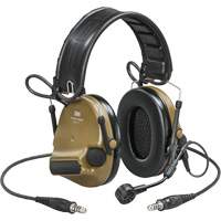 Peltor ComTac VI NIB Dual Lead Headset with Arc, Headband Style, 23 dB SPOC Demo
