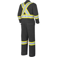7702BK Combinaison ignifuge et r&eacute;sistant &agrave; l'arc &eacute;lectrique 88/12 FR-Tech, Taille 36, Noir, 9,7 cal/cm² SPOC Demo