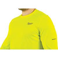Chandail l&eacute;ger &agrave; haute visibilit&eacute; Workskin, Hommes, Petit, Jaune SPOC Demo