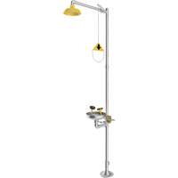 Douche durgence et douche oculaire combin&eacute;es, Socle SPOC Demo