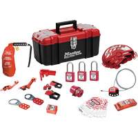 Standard Lockout Kit with Zenex Thermoplastic Locks, Electrical/Valve Kit, 27 Components SPOC Demo