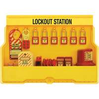 Premier Electrical Lockout Station, Thermoplastic Padlocks, 16 Padlock Capacity, Padlocks Included SPOC Demo