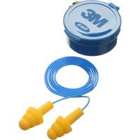 Bouchons d'oreilles pr&eacute;moul&eacute;s E-A-R Ultrafit, Avec cordon, Paire - Boîtier en plastique, 25 dB NRR, Taille unique SPOC Demo