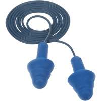 Bouchons d'oreilles pr&eacute;moul&eacute;s E-A-R Ultrafit , Avec cordon, Taille unique, Vrac - Sac en poly, NRR dB NRR 25 dB SPOC Demo
