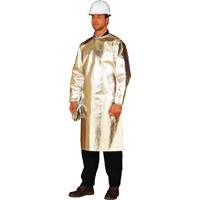 ALM 300 Long Heat Protective Apron/Smock, 48" L, Aluminized Fibreglass SPOC Demo