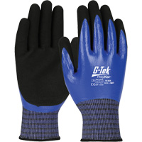Gants r&eacute;sistants aux coupures G-Tek PolyKor X7, Taille Petit, Calibre 18, Rev&ecirc;tement Nitrile, Enveloppe en Fil technique, ANSI/ISEA 105 niveau 4 SPOC Demo