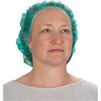 Bouffant Caps, Polypropylene, 21", Green SPOC Demo