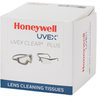 Serviette pour lentilles Uvex Clear Plus, 4,125" x 3,96" SPOC Demo