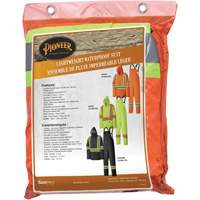 5598 Combinaison de pluie imperm&eacute;able et l&eacute;g&egrave;re, Polyester/PVC, Petit, Orange haute visibilit&eacute; SPOC Demo