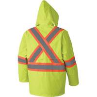 5609 Combinaison de pluie imperm&eacute;able 210D, Polyester/PVC, T-petit, Jaune lime haute visibilit&eacute; SPOC Demo