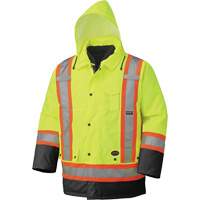 5021BB Manteau imperm&eacute;able 7 en 1, Jaune lime haute visibilit&eacute;, T-petit SPOC Demo