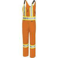 6617T Overalls, Polyester, 40, High Visibility Orange SPOC Demo