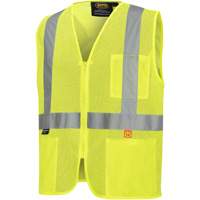 6944 Veste de s&eacute;curit&eacute; ignifuge, Jaune lime haute visibilit&eacute;, Petit, Polyester SPOC Demo