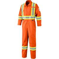 7702T Combinaison FR-Tech contre les arcs, Taille 40 (grand taille), Orange haute visibilit&eacute;, 10 cal/cm² SPOC Demo