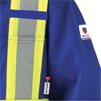 7706T Combinaison ignifuge FR-Tech avec fermetures &agrave; glissi&egrave;re aux jambes, Taille 40 (grand taille), Bleu royal, 9,7 cal/cm² SPOC Demo