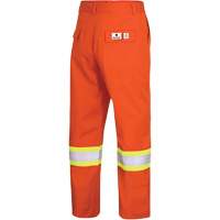 7763 FR-Tech&reg; 88/12 Arc Rated High-Visibility Safety Pants, 30, x 30, High Visibility Orange, 9.7 cal/cm² SPOC Demo