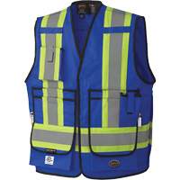 7733 Veste d'arpenteur ignifuge et r&eacute;sistant aux arcs &eacute;lectriques FR-Tech, Petit, Bleu royal, 9,7 cal/cm² SPOC Demo