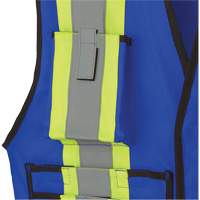 7733 Veste d'arpenteur ignifuge et r&eacute;sistant aux arcs &eacute;lectriques FR-Tech, Petit, Bleu royal, 9,7 cal/cm² SPOC Demo
