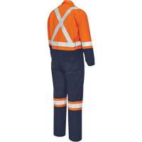 7702BB Combinaison de s&eacute;curit&eacute; FR-Tech 2 tons, Taille 36, Bleu marin/Orange, 10 cal/cm² SPOC Demo
