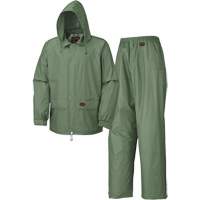 583 Rain Suit, Polyester/PVC, Small, Green SPOC Demo