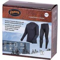 D2200A Premium Quick-Dry & Moisture-Wicking Underwear Set, Men's, X-Small, Black SPOC Demo