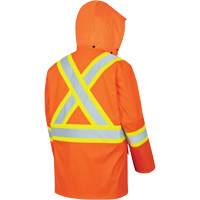 5892PKT High-Visibility FR Waterproof Safety Jacket, X-Small, High Visibility Orange SPOC Demo